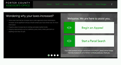 Desktop Screenshot of portercountyassessor.com